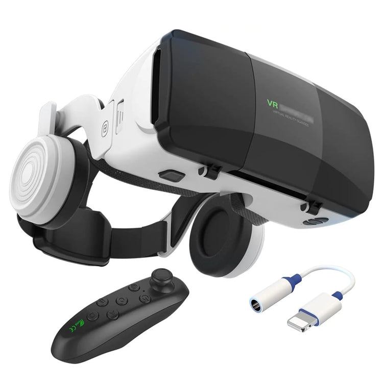 Virtual Reality Headset 2023 with Controller and Headphones for iOS and Android