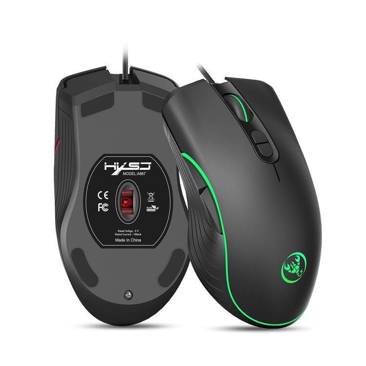 Glowing Wired stylyish Gaming Mouse