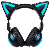 Wireless Cat Ear Headphones 12 Color Changing