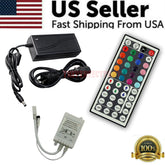 LED Strip Lights with Adhesive Backing and Remote