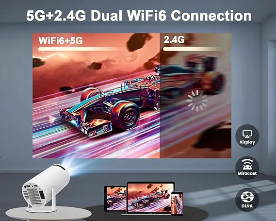 Mini 4K Projector with HD Quality and Compact Design