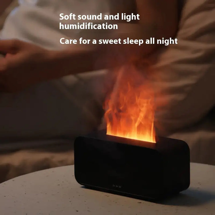 Portable USB Flame Diffuser for Home or Office Aromatherapy