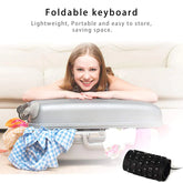 Flexible Silicone Keyboard with USB Connection and Waterproof Protection