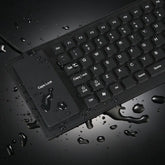 Waterproof Foldable Silicone USB Keyboard with Flexible Design