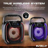 8" 600 watt Speaker - Portable Wireless Bluetooth 