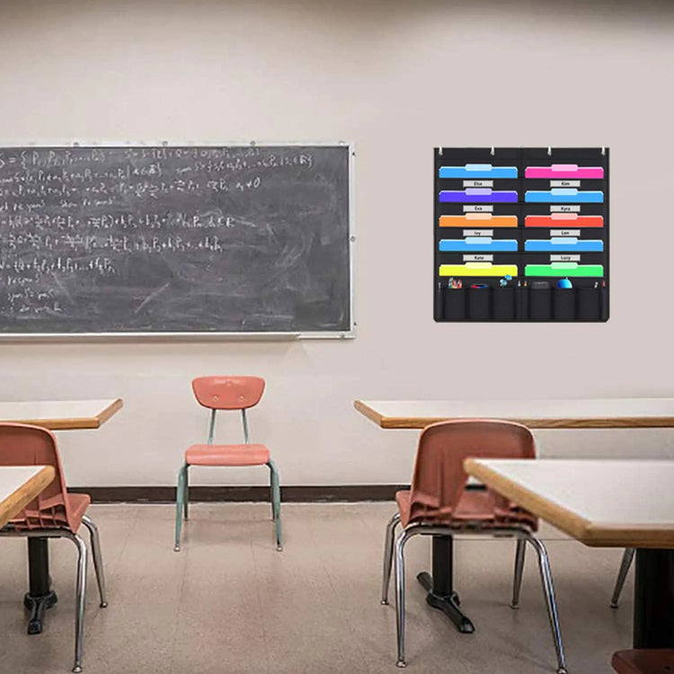 File Organizer with 10 Pockets for Storing Documents and Office Supplies