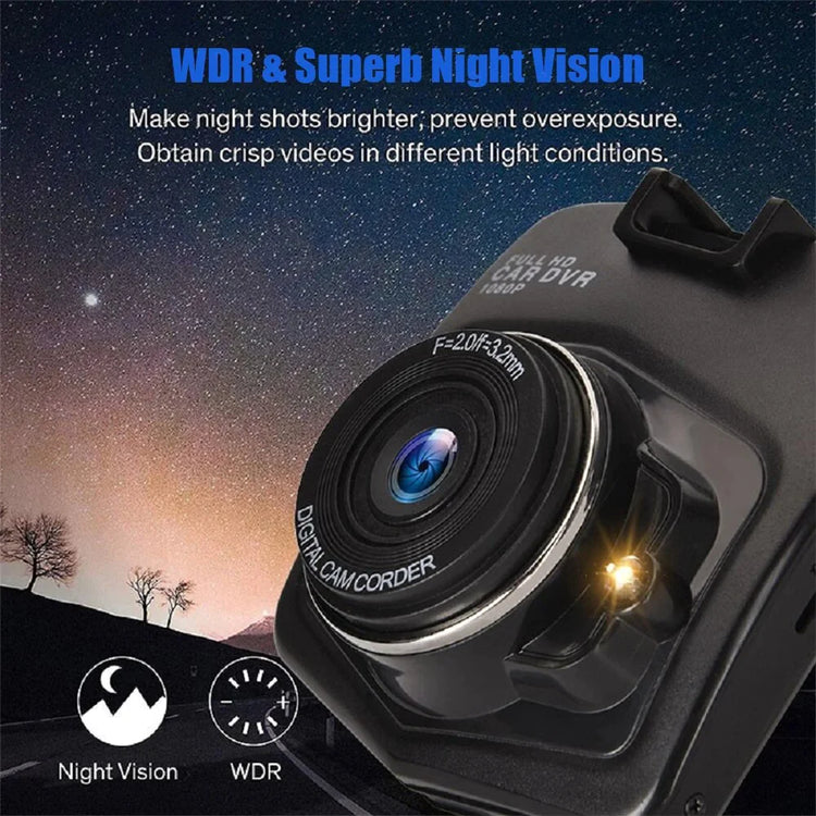1080P Car DVR Front Camera with Wide Angle Lens