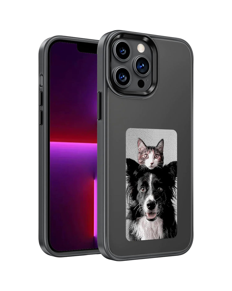 E-Ink Wireless NFC Photo Display Case Compatible with iPhone