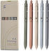 5-Pack Black 0.5mm Gel Pens with Fine Point for Smooth Writing
