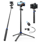 Kaitezenz 64-Inch Selfie Stick Tripod with Remote Control