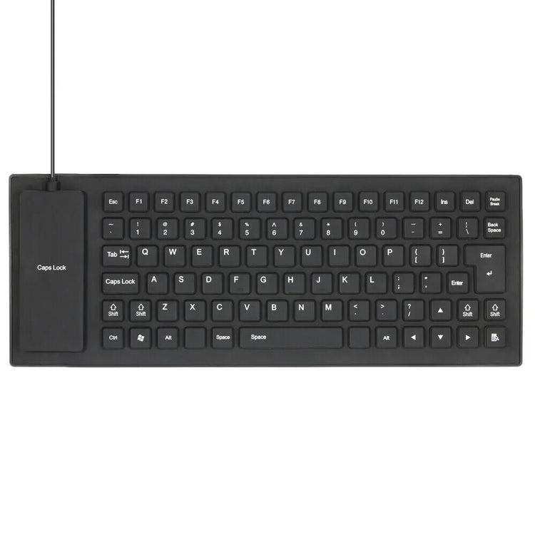 Flexible Silicone Keyboard with USB Connection and Waterproof Protection