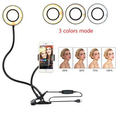 LED Selfie Ring Light for Live Streaming and Makeup Application