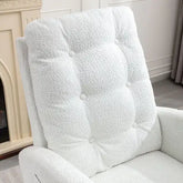 Decorative Rocking Chair with Matching Footrest for Living Room