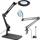 Here’s **1 SEO-friendly ALT tag** for the **15X LED Magnifying Desk Lamp with Clamp & 5 Color Modes**:  `15X LED Magnifying Desk Lamp with Clamp and Adjustable 5 Color Modes`