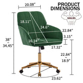Swivel Office Chair with Height Adjustment for Ergonomic Comfort