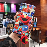 Cute Snoopy Phone Case with Built-in Stand and Screen Protector