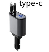 100W Metal Car Charger with Super Fast USB-C Charging Adapter