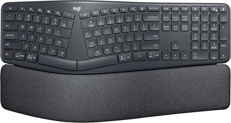Wireless Logitech Ergo K860 Split Keyboard with Wrist Support