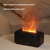 Compact Flame Aroma Diffuser for Essential Oils and Moisture Control