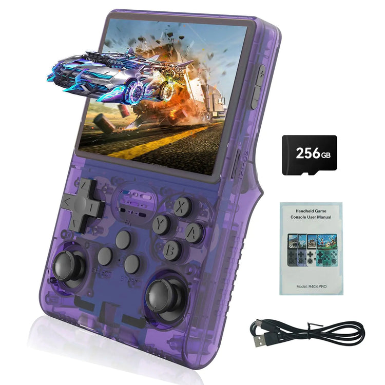 Retro R40S Handheld Console with 3.5-Inch Screen and 256GB Storage