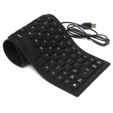 Flexible Silicone Keyboard with USB Connection and Waterproof Protection