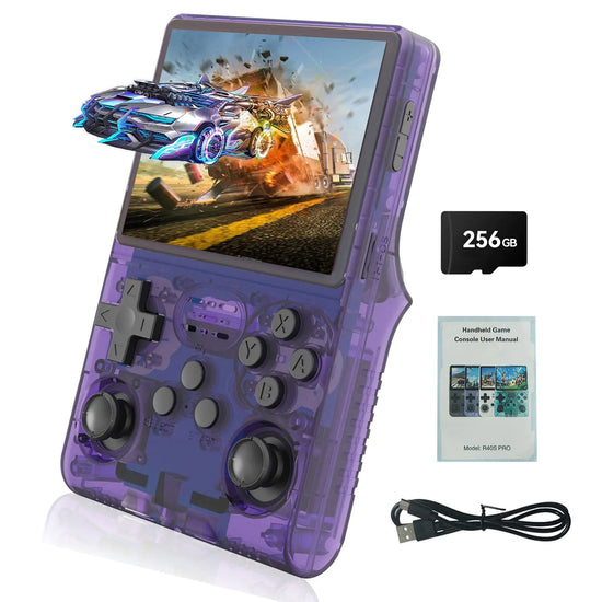 Portable Retro R40S Gaming Console with Classic Game Support