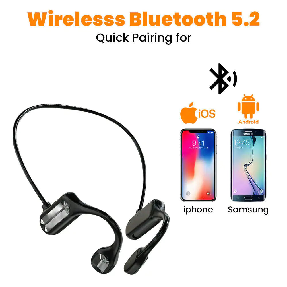 Wireless Bluetooth Headset with Clear Sound and Long Battery Life