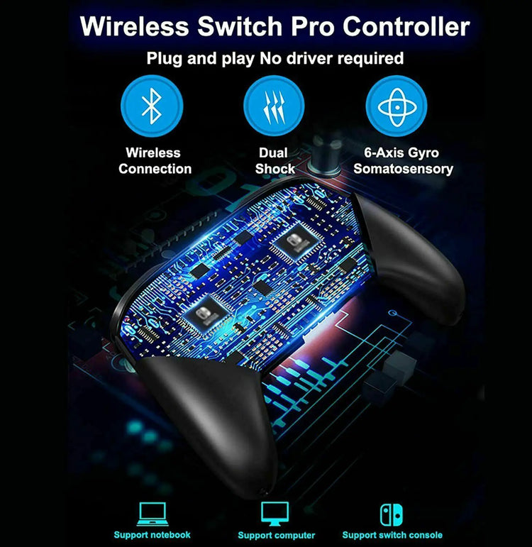 Pro Gaming Wireless Remote with Dual Analog Sticks and Triggers