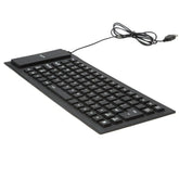 Waterproof Foldable Silicone USB Keyboard with Flexible Design