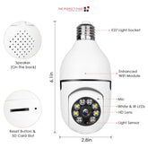 Smart Home Light Bulb Security Cam with 1080P and Wireless Access
