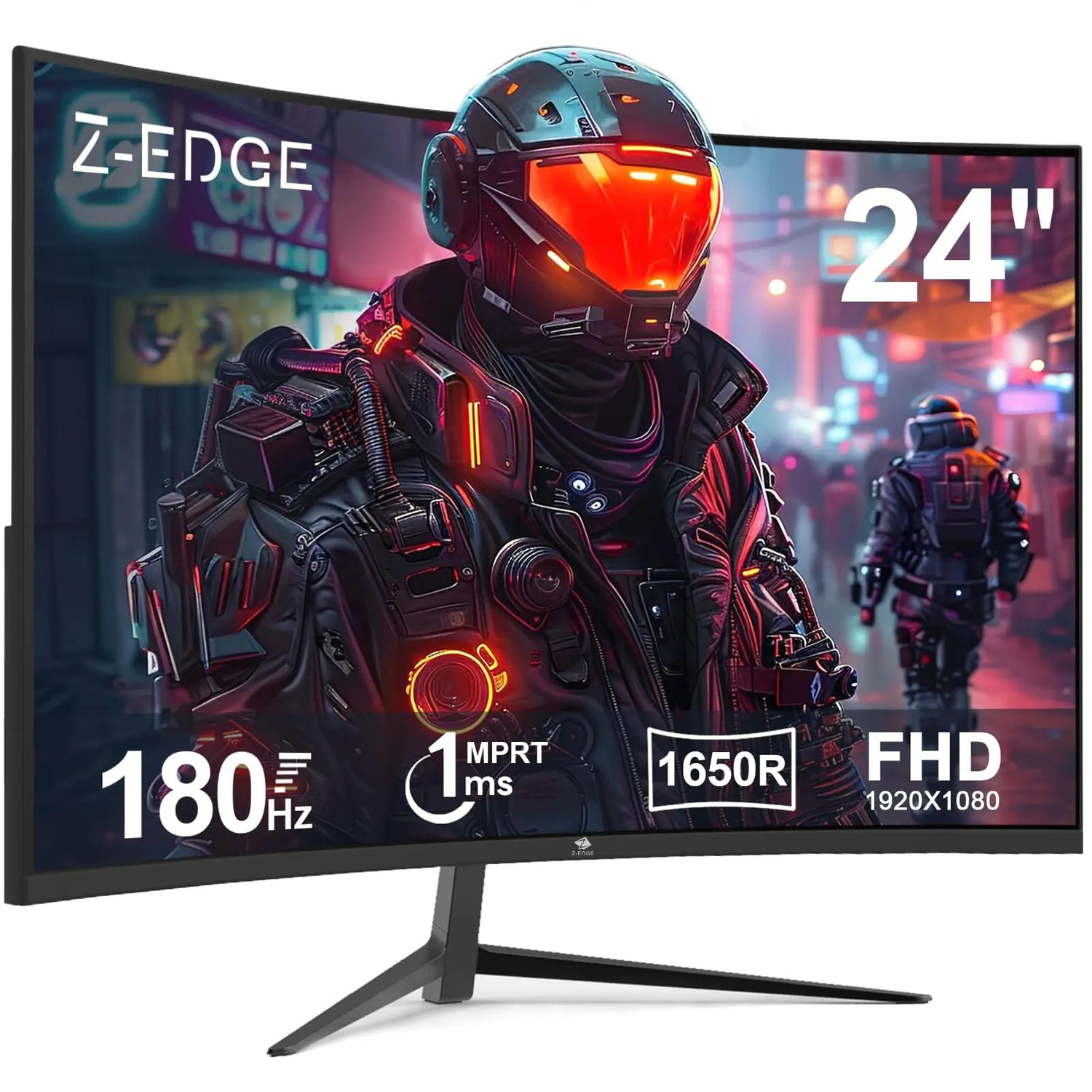 Z-Edge 24-inch Curved Gaming Monitor 180Hz Refresh Rate