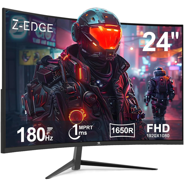 Z-Edge 24-inch Curved Gaming Monitor 180Hz Refresh Rate