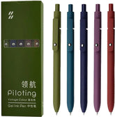 5-Pack Black 0.5mm Gel Pens with Fine Point for Smooth Writing
