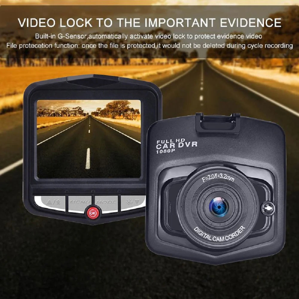 Full HD 1080P Front Dash Cam Car DVR with Loop Recording