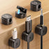 6-Pack Magnetic Cable Organizer Clips with Strong Hold and Adjustable Design