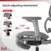 Comfortable D2 Pro Office Chair with Ergonomic Design, Lumbar Support, and Footrest
